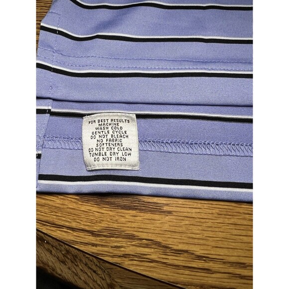 Peter Millar Summer Comfort Polo Shirt Large XL Golf Mens Plaid Stripes LOT2 - Picture 11 of 15